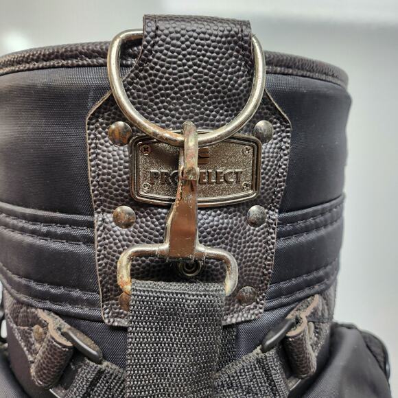 PRO SELECT Golf Staff Cart Bag | 6-Way Divider | Black w/ Rain Hood - Picture 5 of 14